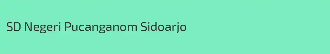 SD Negeri Pucanganom Sidoarjo